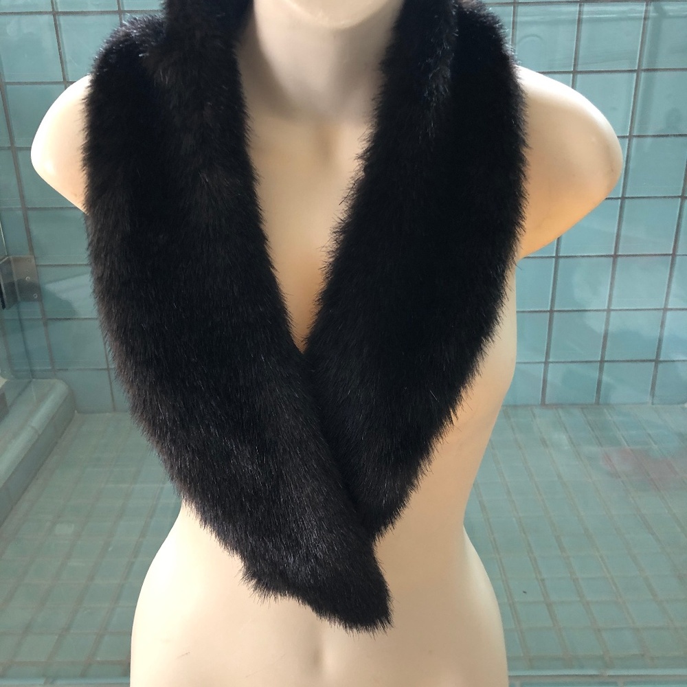 Faux Mink Fur Collar Vintage